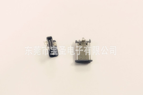 USB-TYPE C公头直立式脚距1.75